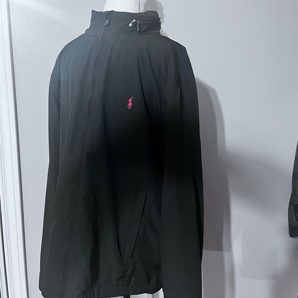 NWT Polo Men’s Dark Navy Blue/Black Zip Up Jacket W/ Hood and Pockets!! - Picture 8 of 13